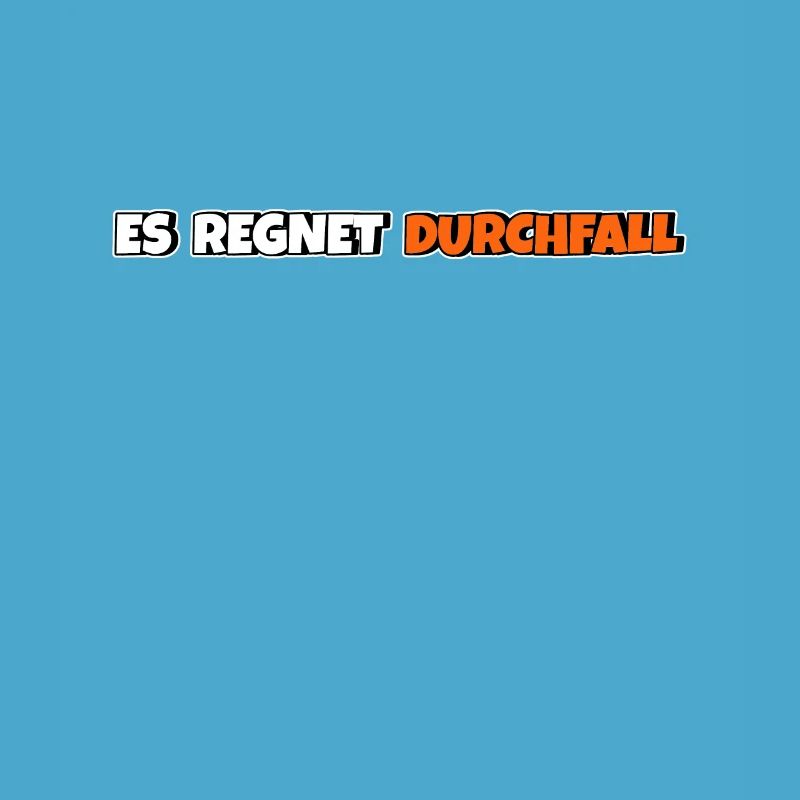 Es regnet Durchfall