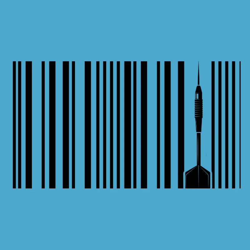 Fléchettes Joueur de fléchettes Fléchettes « Dart-Barcode-Dartcode »