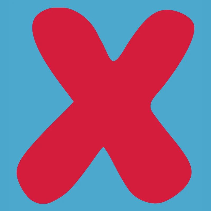 x cross statement icon