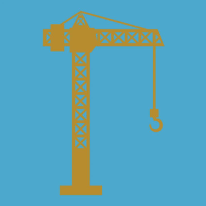 Crane construction site