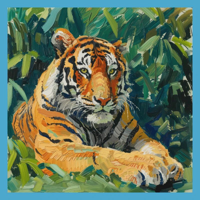 tiger, bunt, tier, geschenk, geschenkidee