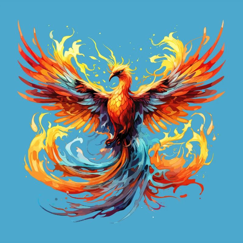 Phoenix, Phoenix, Fire, Flames, Bird, Mythology