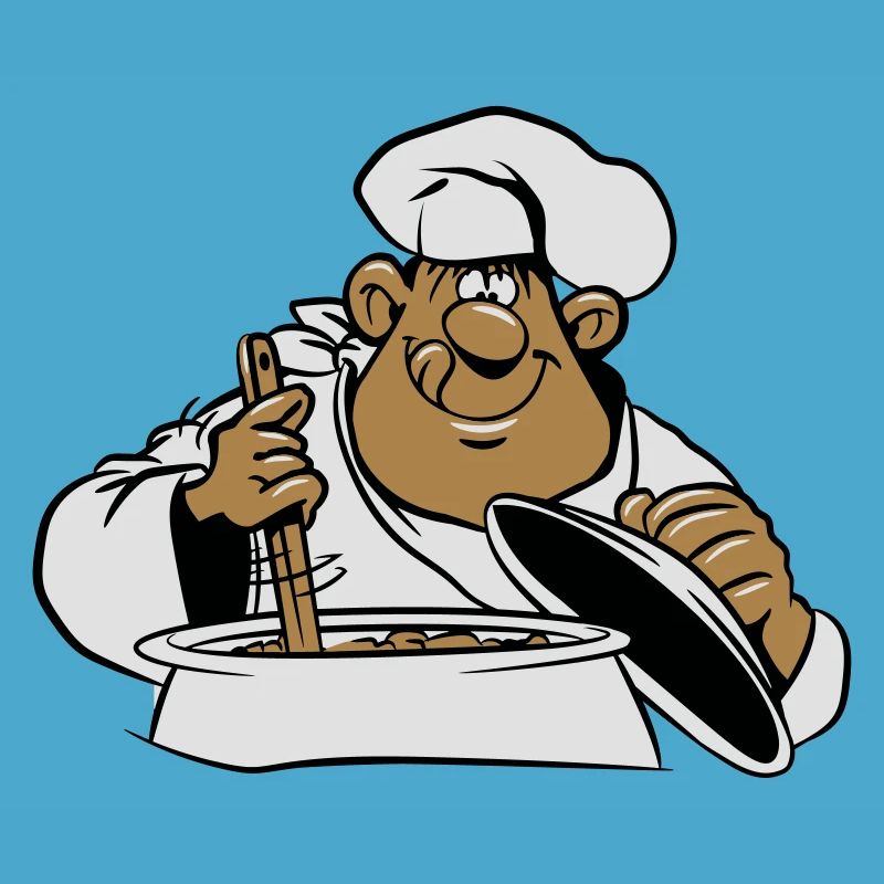 kochen koch comic witzig