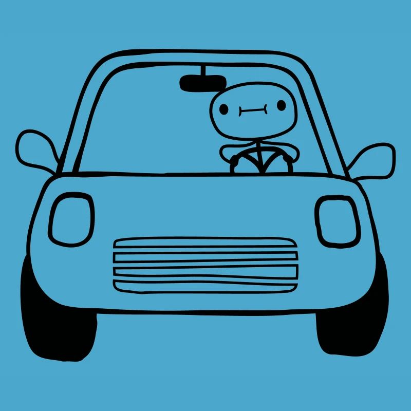 Auto Fahrer Comic