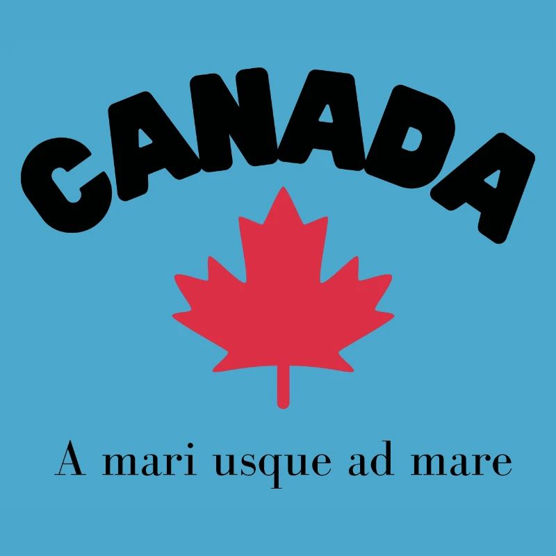 CANADA avec feuille d’érable et devise