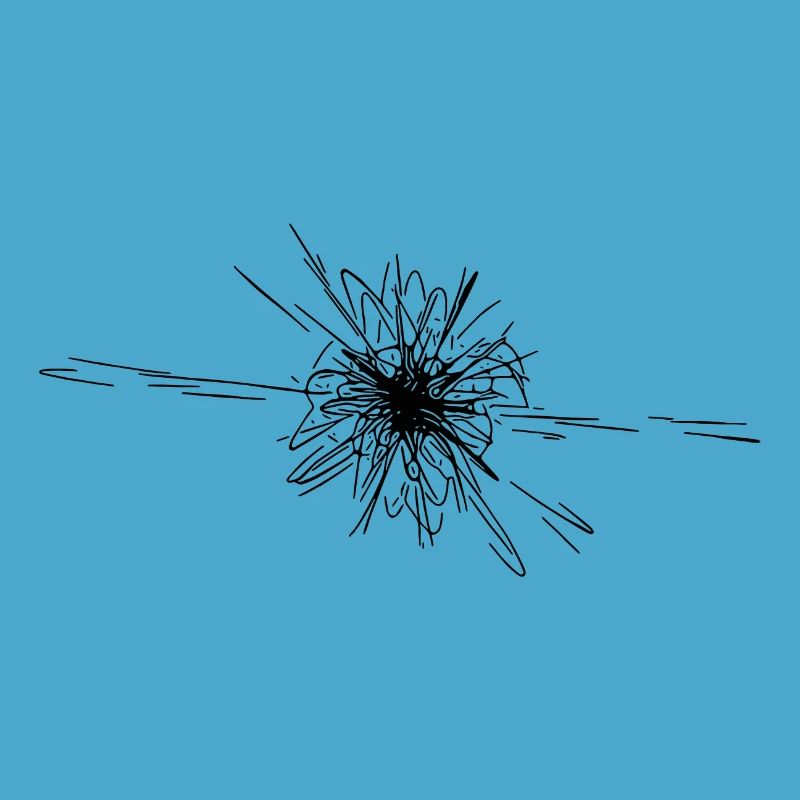 Vector Sternen Nova Explosion