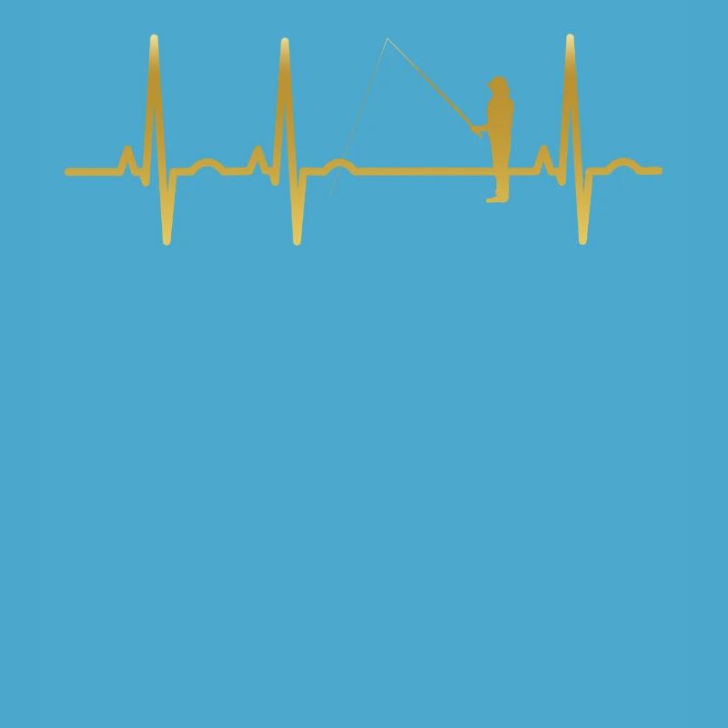évolution EKG pêcheur de pêche du rythme cardiaque, la pêche