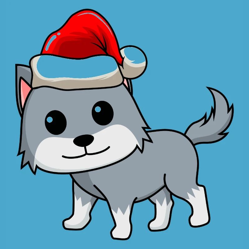 Wolf Comic Christmas