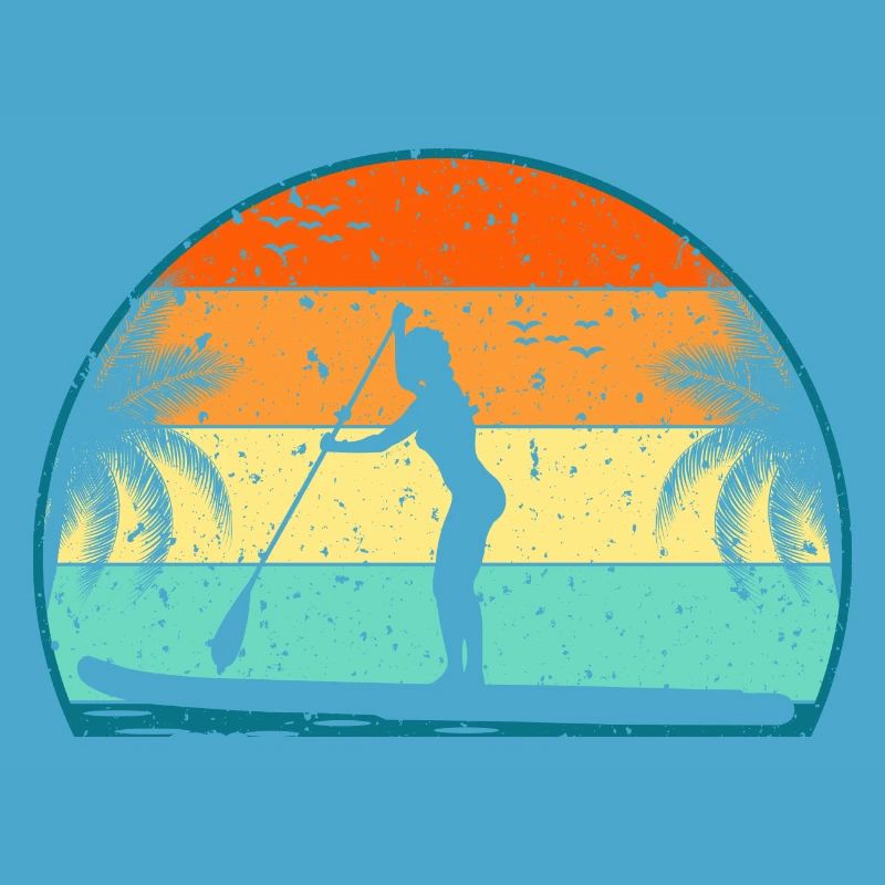 Rétro paddle paddle surf paddle surf paddle surf