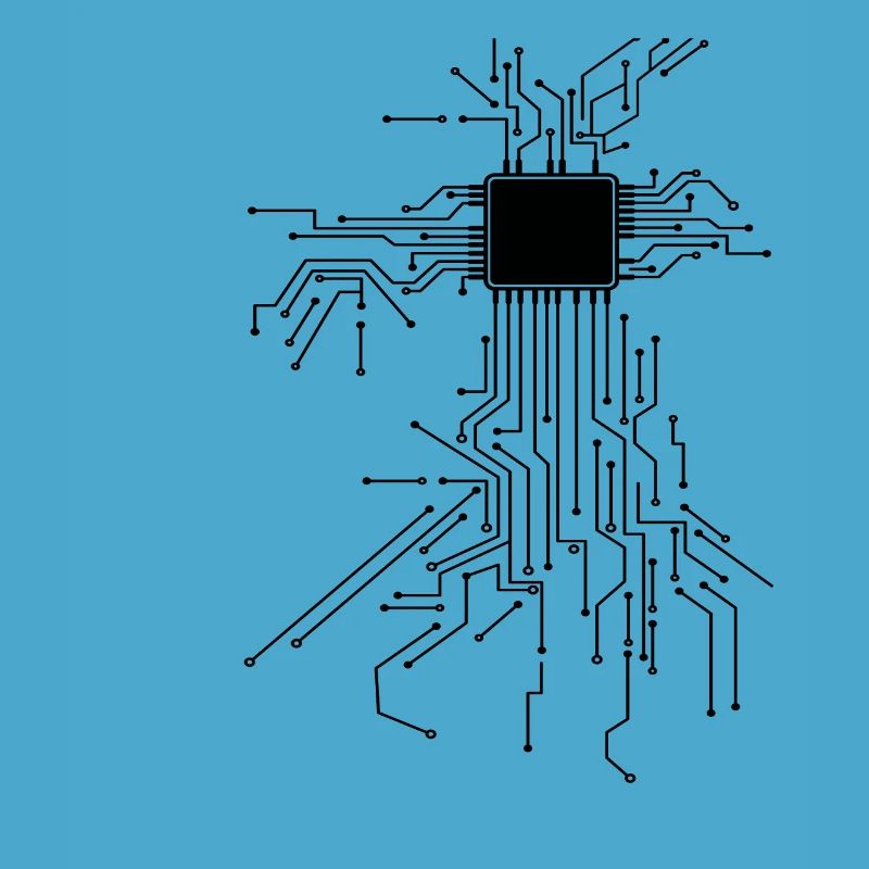 CPU Technology Nerd Computer Chip Programmer