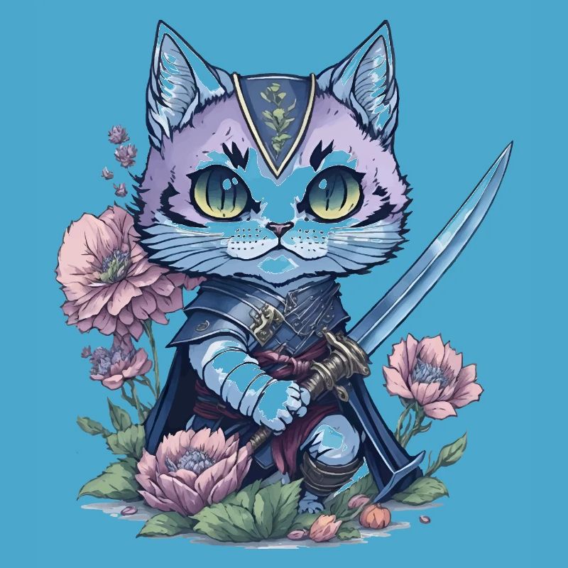 Die Ninja-Katze – einzigartig und farbenfroh