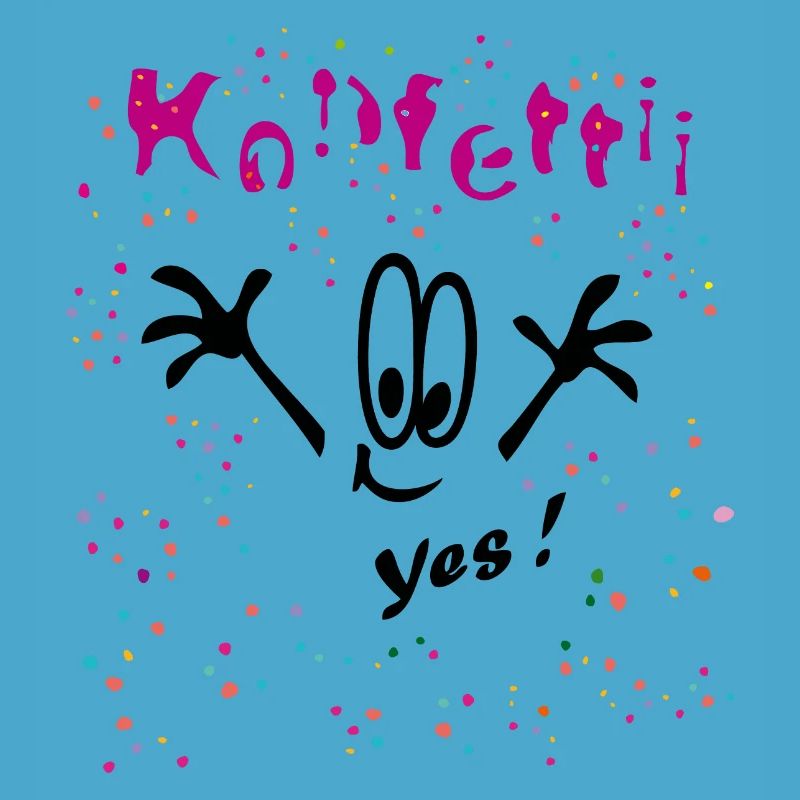 Konfetti Karneval Comic