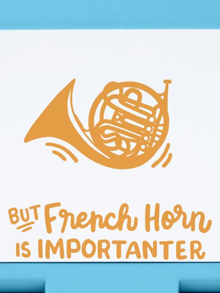 Waldhorn Hornist Blaskapelle