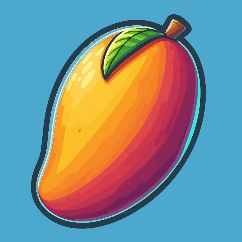Design Mango Lebendig Abstrakt