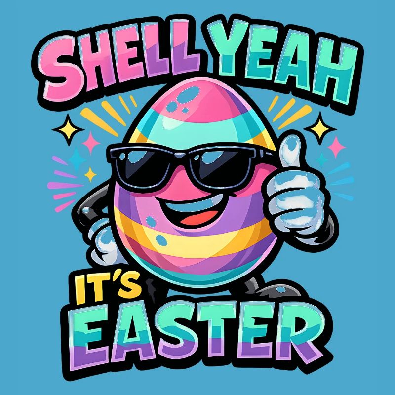 Shell yes It's Easter Easter Saying Hell yes