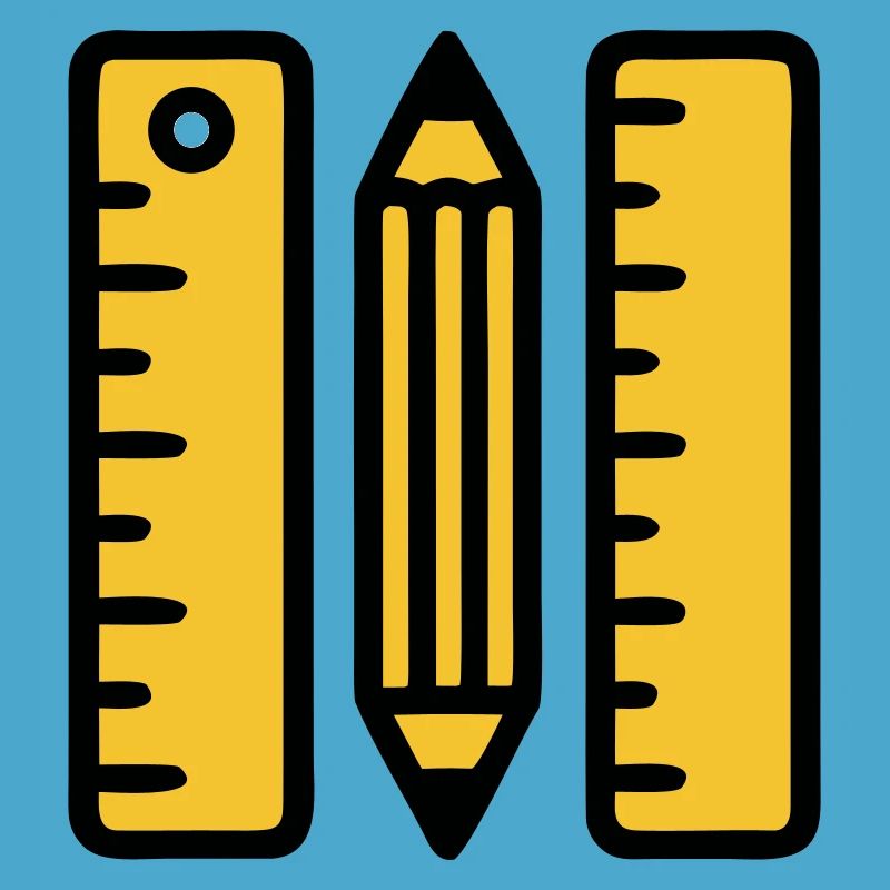 Règles-stylo dessinant l’architecture