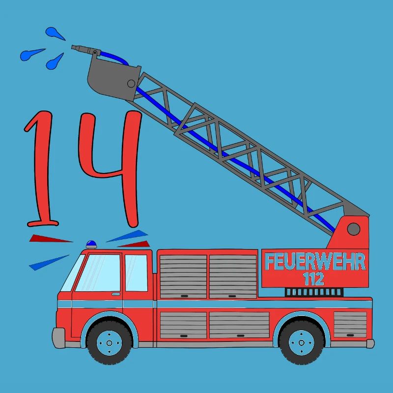 Fire engine 14th birthday