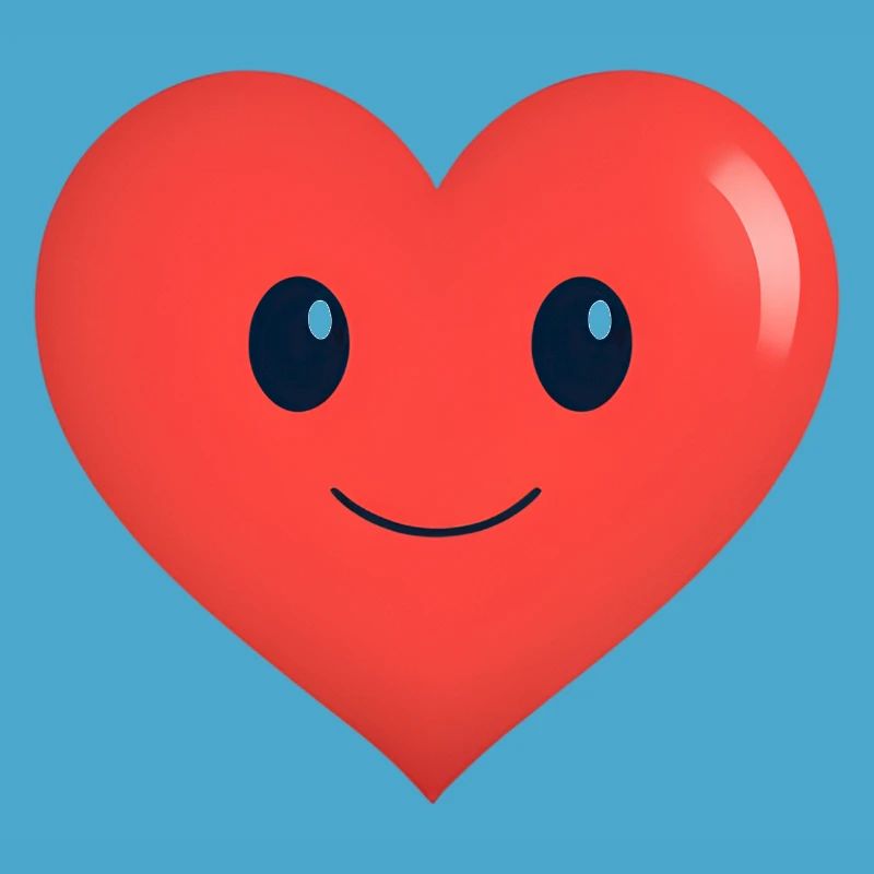 Heart Smiles Form Red