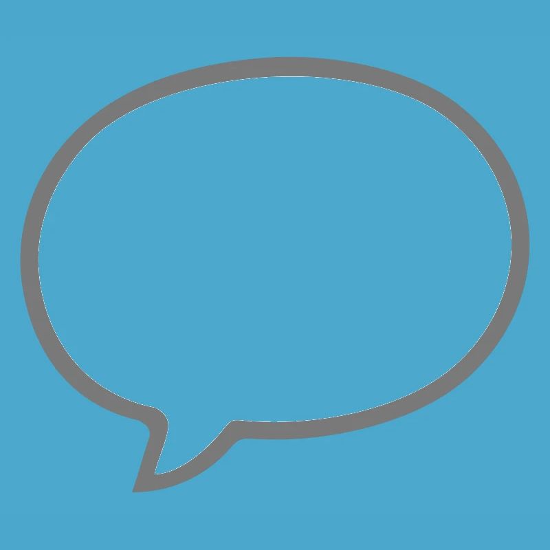 Comic design speech bubble