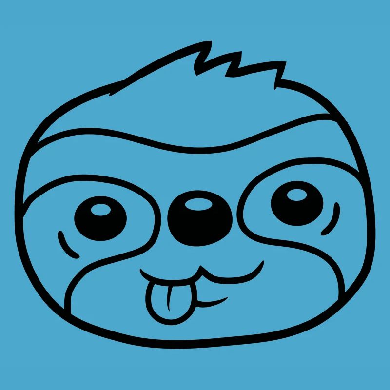 Head sloth comic chill