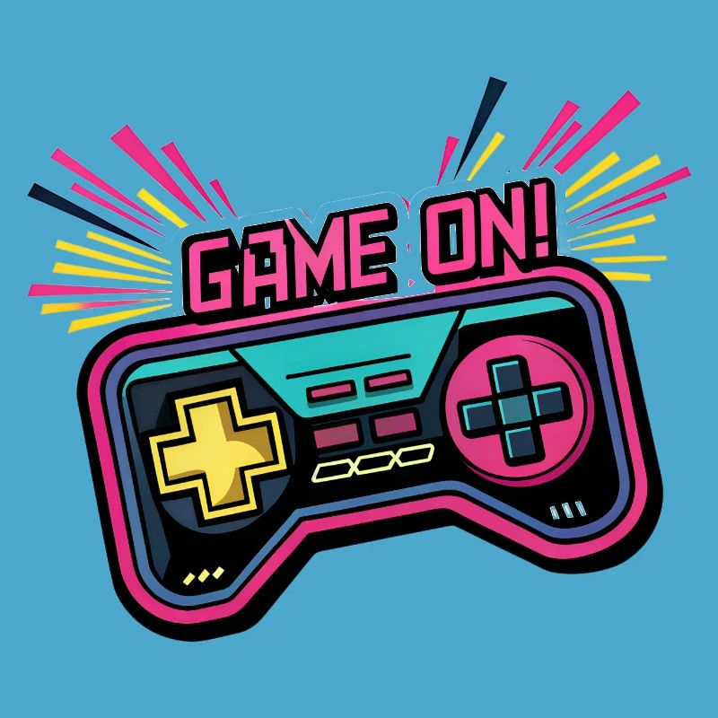 GAME ON. GAME CONTROLLER. GAME PAD