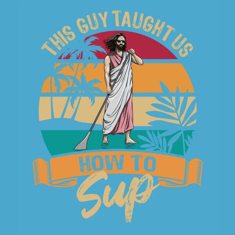 This guy taught us how to SUP - Jesus - Paddle