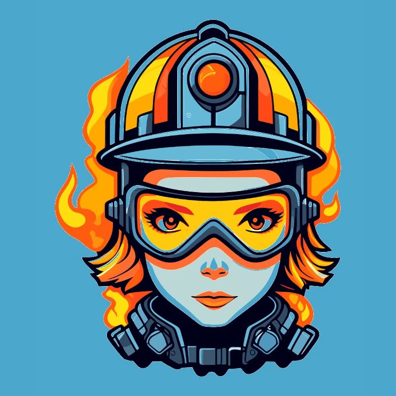 Firefighter Drawing