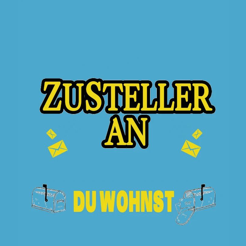 Zusteller Postbote Packetservice Geschenk