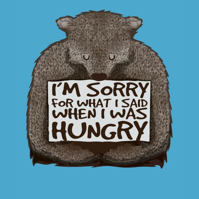 Désolé, j’avais faim.