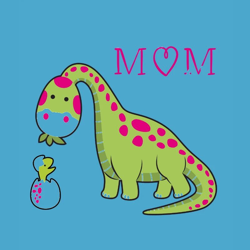 Dino Mutter Muttertag T-Shirt Mutter Tag Tee
