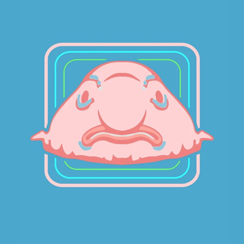 Blobfish Deep Sea Grumpy Cadeau introverti