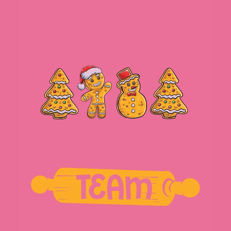 Back Team Bäcker Weihnachten Cookie Baking Lebkuch