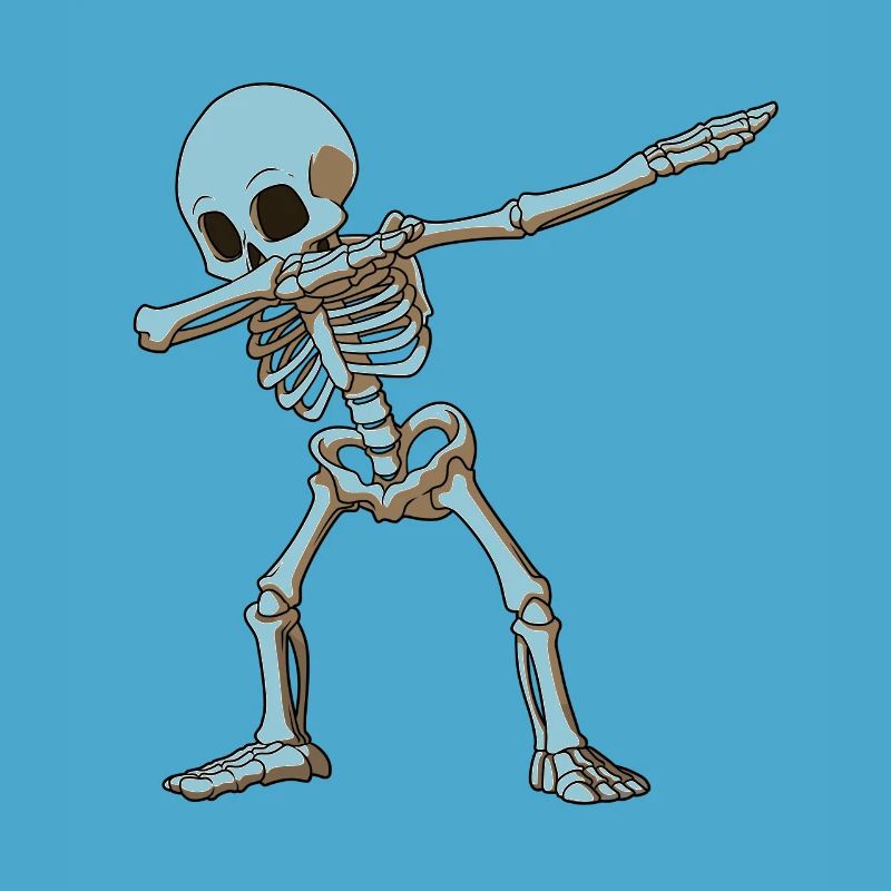 Dab Skeleton Dabbing Skeleton Halloween Dance