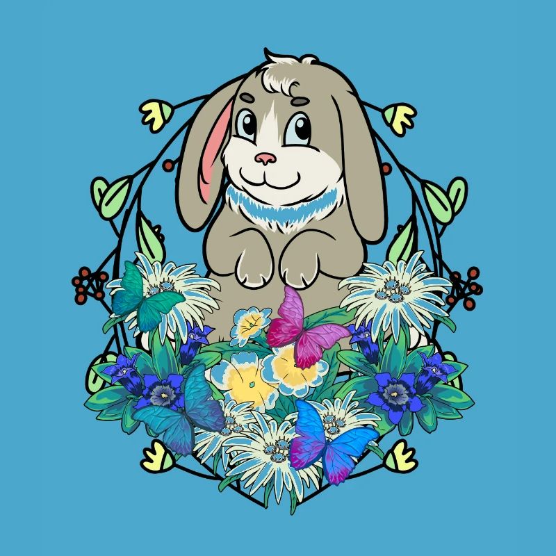 Early Spring Rabbit Easter Happy Easter Nature