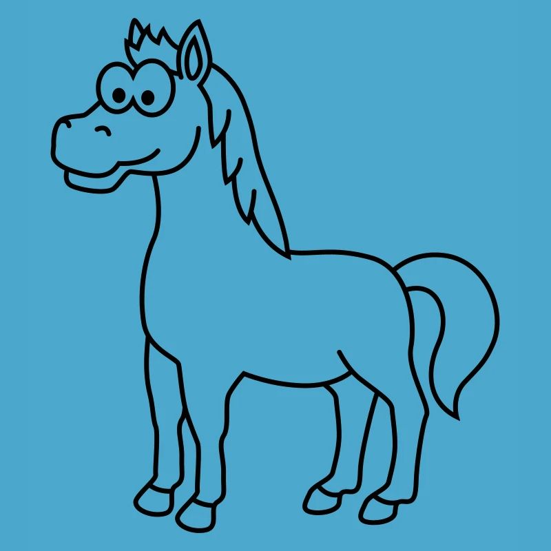 Pferd Comic Tier