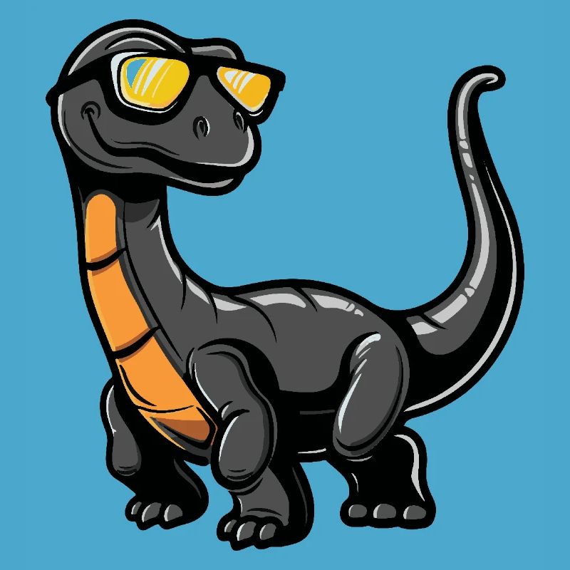 Dinosaurier brontosaurus Cool Comic