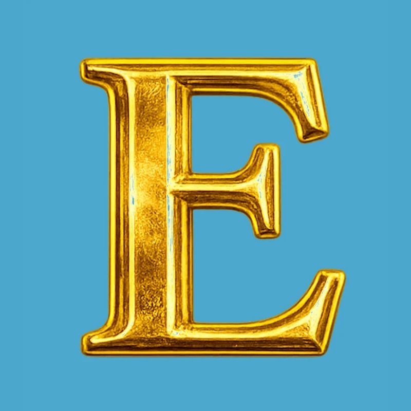Design du monogramme Golden E