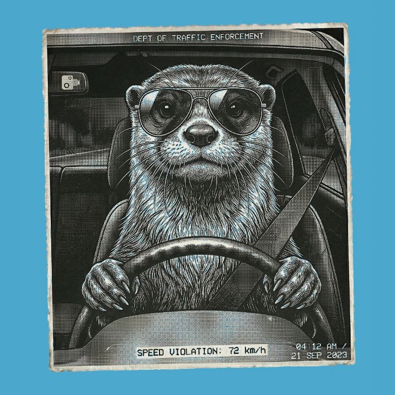 Otter Flashed