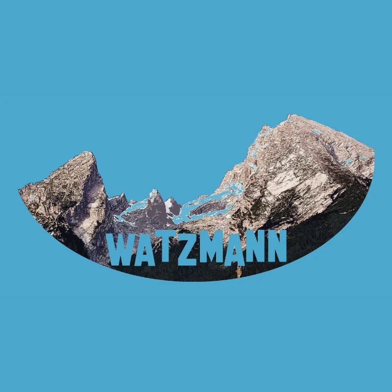 Watzmann avec écriture
