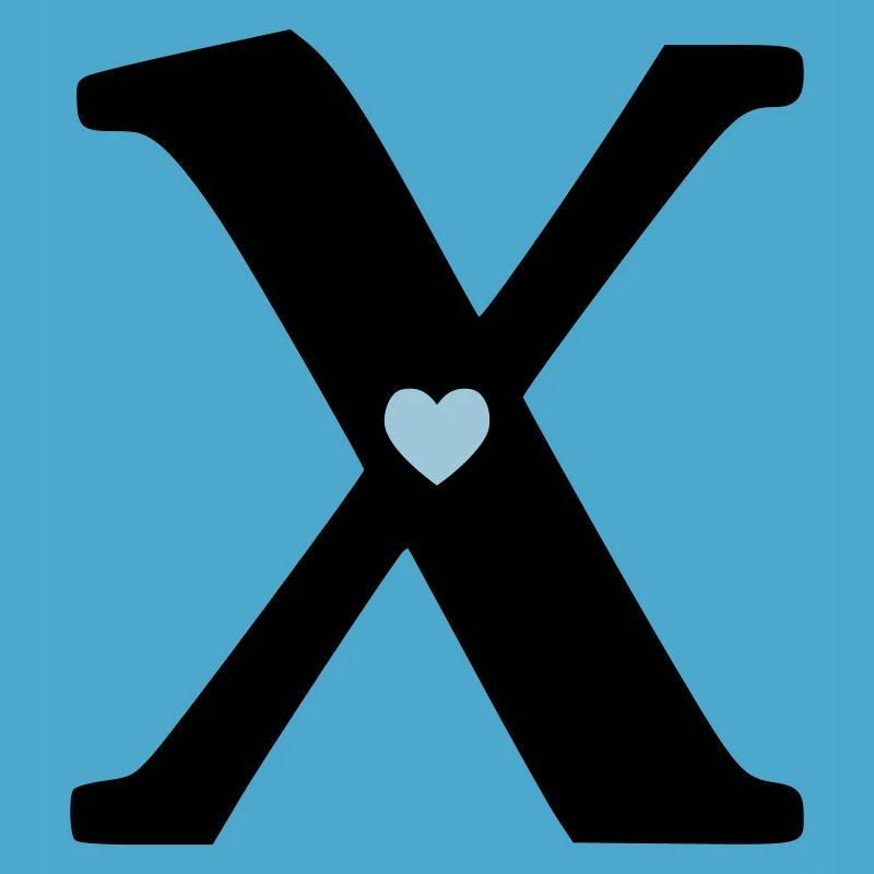 Letter X Initial point