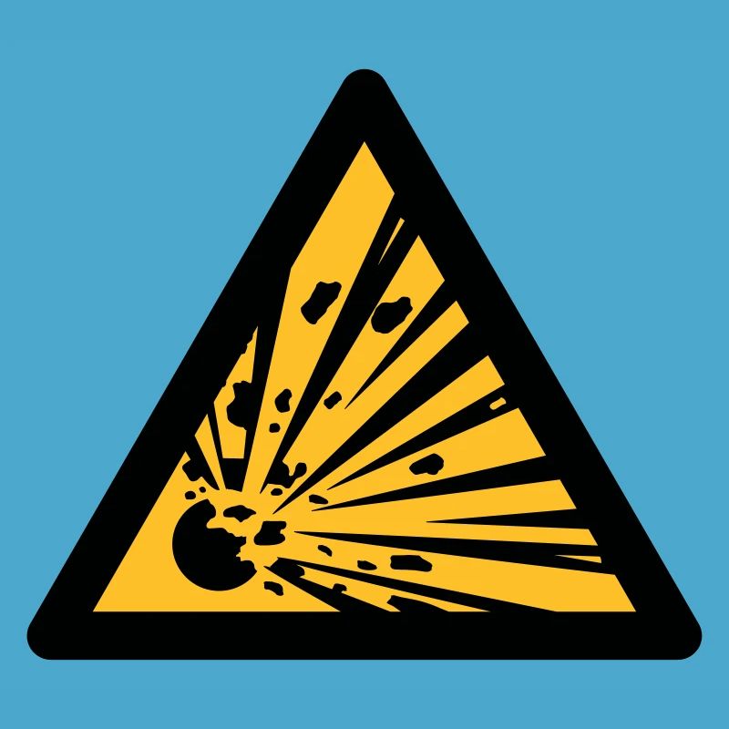 Symbole de danger - Explosifs (2 couleurs)