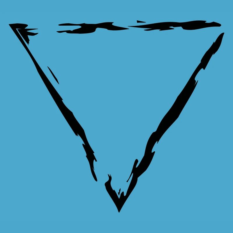 cadre triangle bordure décorative cool design sty