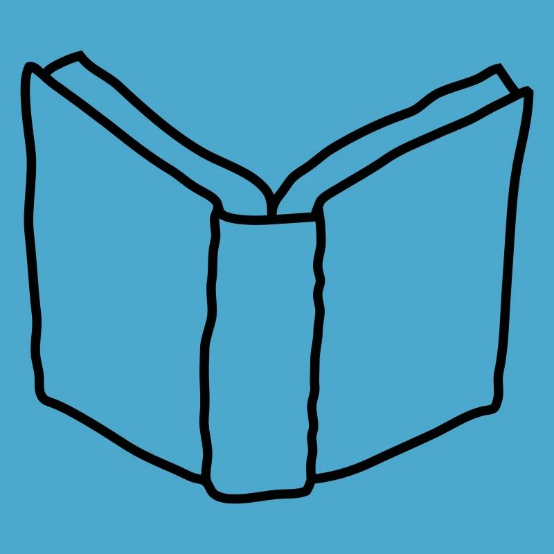 Comic open novel book