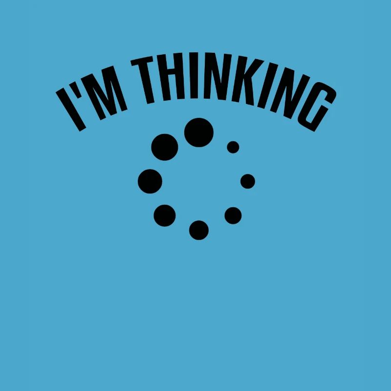 Computer Nerd Ich Denke Gerade...