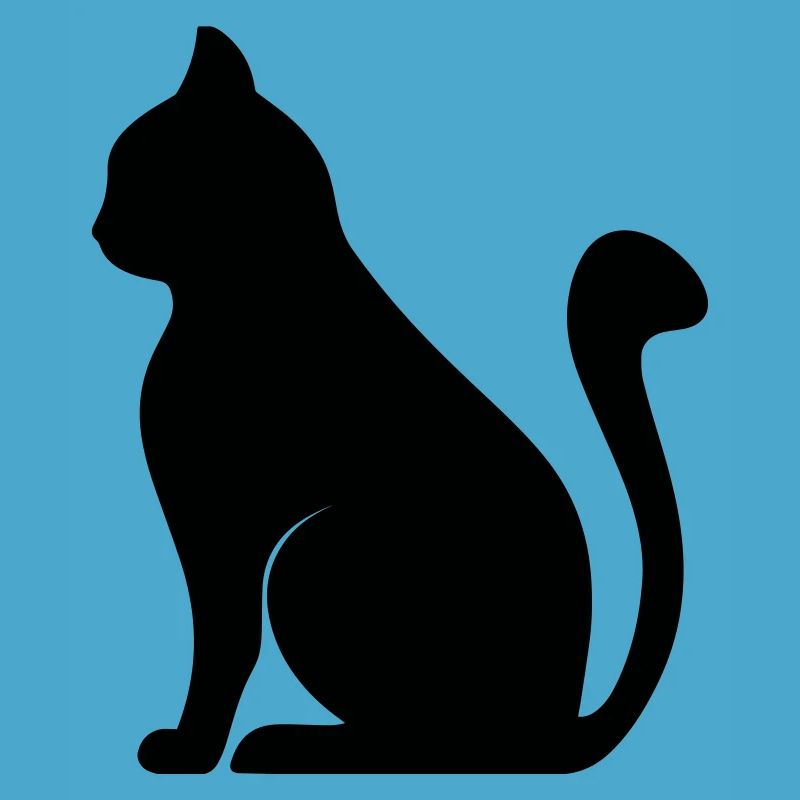 silhouette de chat
