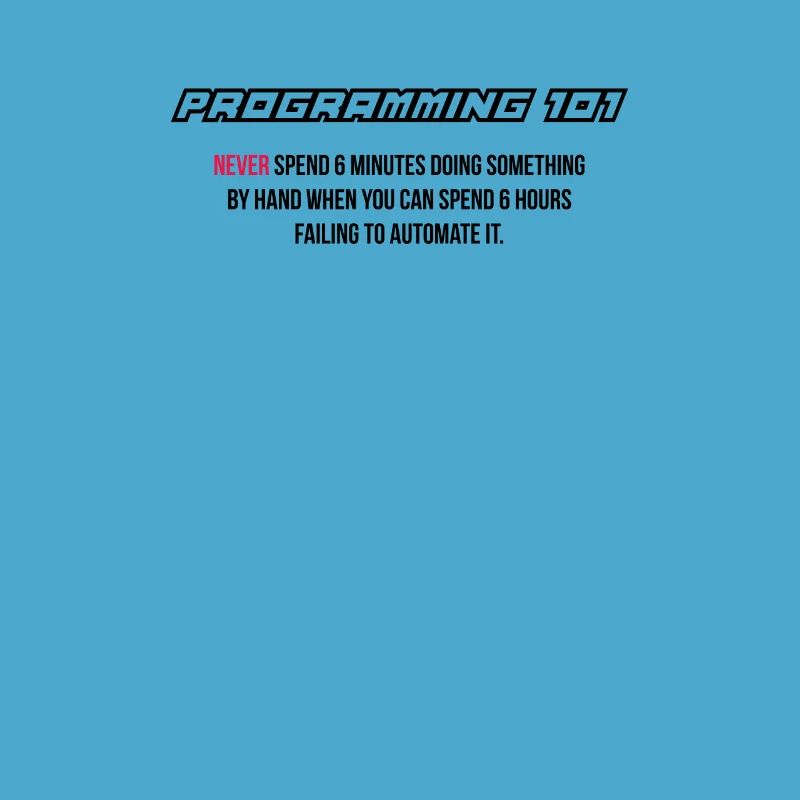 Automatisation drôle, programmation, informatique