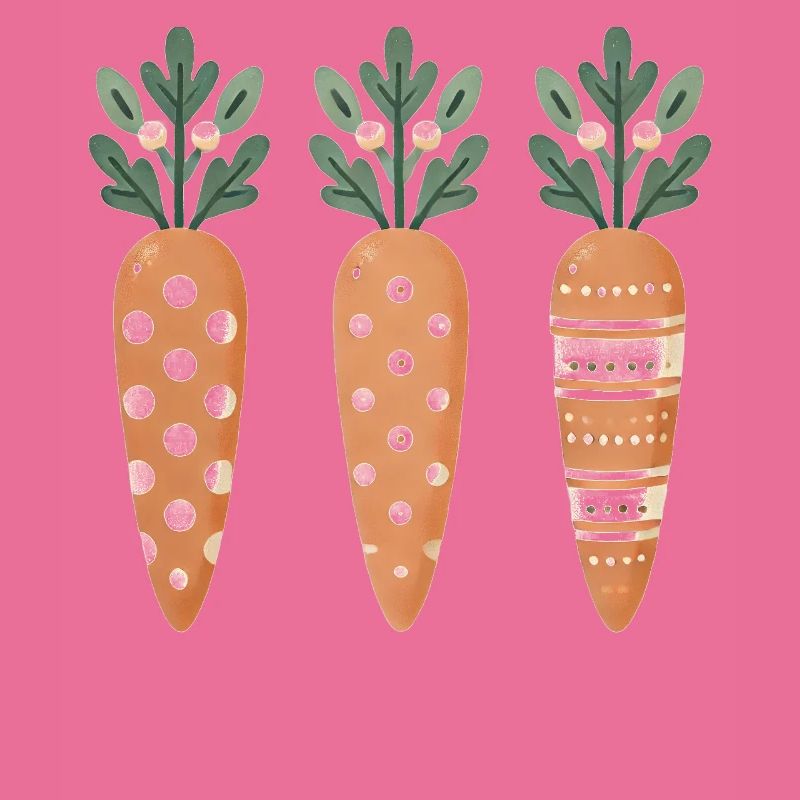 Cute Easter Carrot Pattern