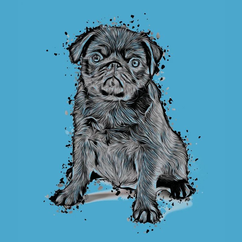süßes Mops Welpe Geschenkidee Möpse Pug Shirt