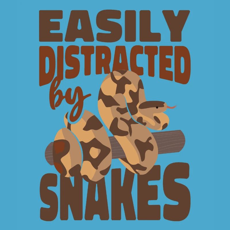 Snake Serpent Easily Distracted By