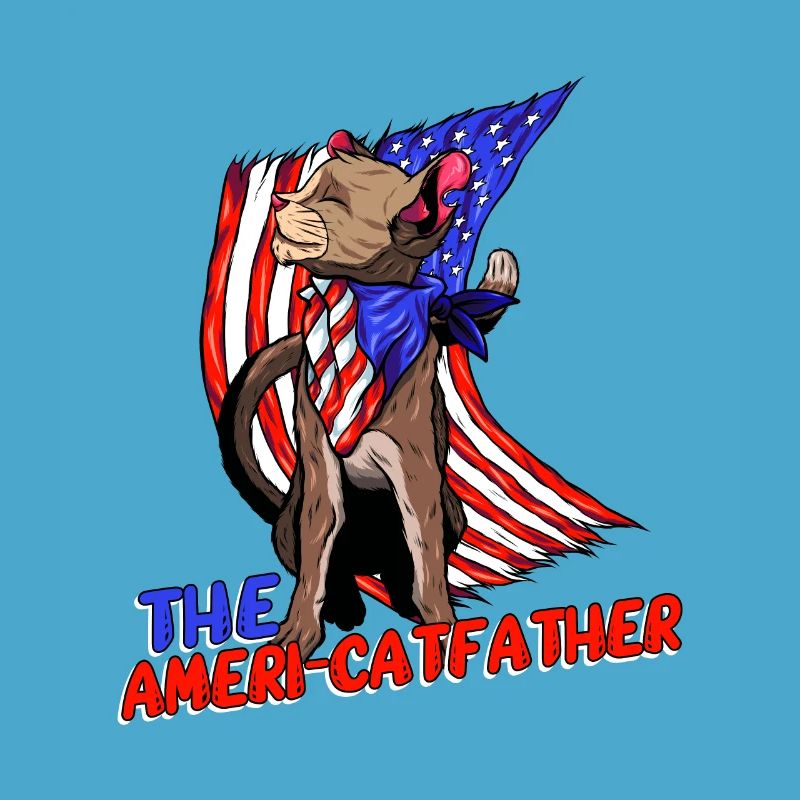 Ameri-catfather 4 juillet Jour de l’indépendance